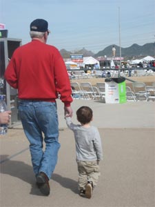 John Edmund Tribute, John and Will at the 2008 Scottsdale Arabian Show