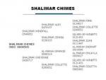Shalimar Chimes