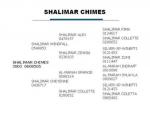Shalimar Chimes
